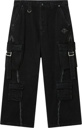 Musium Div. Jeans cargo - Nero