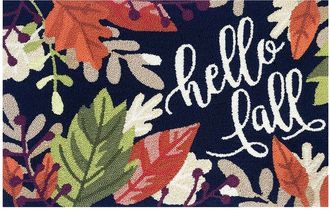 The Rug Market Hello Leaves 24X36in Doormat
