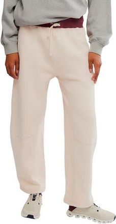 Free People FP Movement You Wish Tie Waist Sweatpants in Ballet Slipper Combo at Nordstrom Rack, Size X-Large