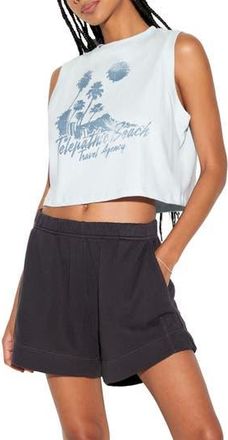 Spiritual Gangster Telepathic Crawford Crop Tank in Crystal Blue at Nordstrom Rack, Size X-Large