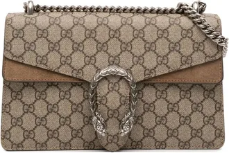 Gucci Borsa a spalla Dionysus media in tessuto GG Supreme 2016-2025 - Marrone