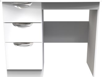 Welcome Furniture Cairo Ready Assembled Dressing Table - White Gloss & White - Welcome Furniture | TJ Hughes