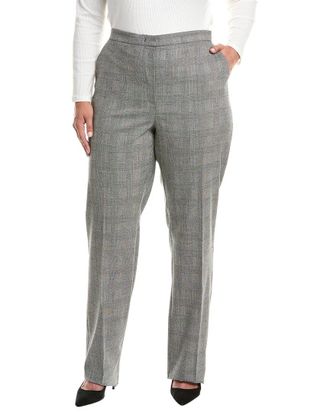 Marina Rinaldi Plus Edwige Long Wool-Blend Trouser