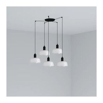 Faro Barcelona Tatawin S L&aacute;mpara Colgante Blanca 20340-140-5l