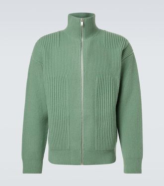 Jil Sander Wool zip-up cardigan