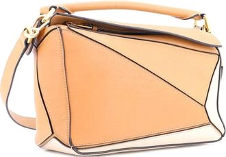 Loewe Puzzle Bag Leather Small satchel - Marrone