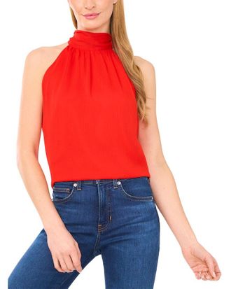 CeCe by Cynthia Steffe Sleeveless Halter Top