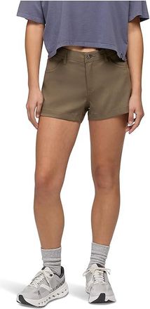 Prana Stretch Zion Halle Shorts Womens Shorts Mud : 12 3, Elastane/Nylon