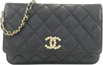 Chanel Pre-owned portafogli di pelle - - Pre-owned - Donna - Nero - ONE SIZE
