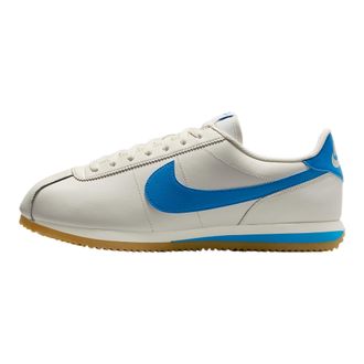 Nike Nike Mens Cortez Shoes, Sail/Lt Photo Blue/Gum Yellow, 10