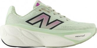 New Balance Womens Fresh Foam X More V5 Running Shoe In Natural Mint Purple Fuchsia