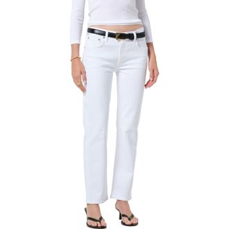 Citizens Of Humanity Anissa Straight Leg Jeans in Bon Bon White at Nordstrom, Size 29