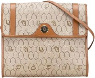Dior Pre-owned Cross Body Bags, female, Beige, Size: ONE SIZE Pre-owned Fabric crossbody-bags