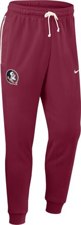 Nike Florida State Sideline Nike Mens Dri-FIT College Taper Pants in Red | 03B069XFTN-TLY