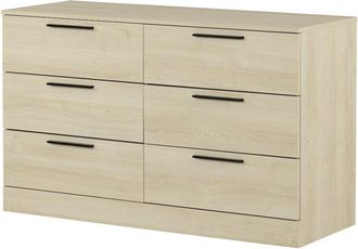 South Shore Furniture Step One Essential Dresser, Bleached Oak