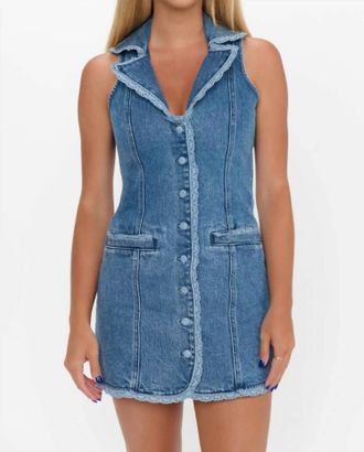 Show me your Mumu Maddox Dress In Waterfall Blue