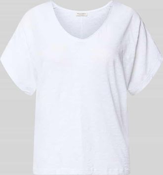 Marc O'Polo Regular Fit T-Shirt aus reiner Baumwolle in Weiss, Gr&ouml;&szlig;e XXL