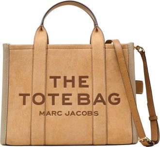 Marc Jacobs Beige The Suede Medium Tote