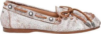 Sartore Mocassino Effetto Rovinato - Shoes - Mujer - Beige - 36 EU