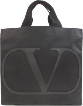 Valentino Pre-owned Tote Bags, female, Black, Size: ONE SIZE Pre-owned Vintage Tote Bag