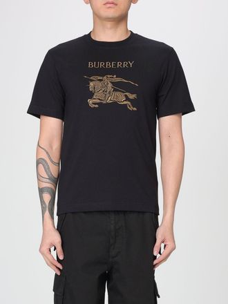 Burberry T-shirt in cotone con logo Burberry
