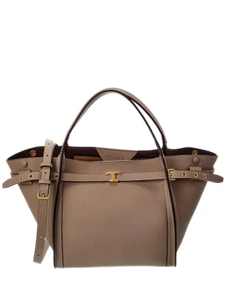 Tod's Tods Logo Small Leather Tote
