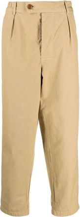 Barbour mid-rise straight-leg trousers - men - Cotton/Cotton - 36 - Neutrals