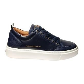 Alexander Smith Sneakers, male, Blue, Size: 7 US Pelle Sneaker
