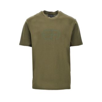Emporio Armani Lyocell-blend jersey T-shirt with logo print Man XL