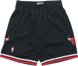 Mitchell & Ness NBA Swingman Shorts Chicago Bulls Alternate 1997-98 Black Red SMSHAC18023-CBUBLCK97