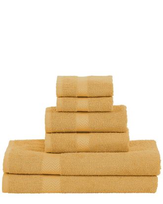 Superior Eco-Friendly Absorbent 6Pc Cotton Towel Set