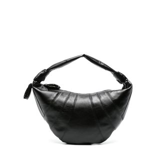 Christophe Lemaire Large Fortune Croissant Leather Shoulder Bag