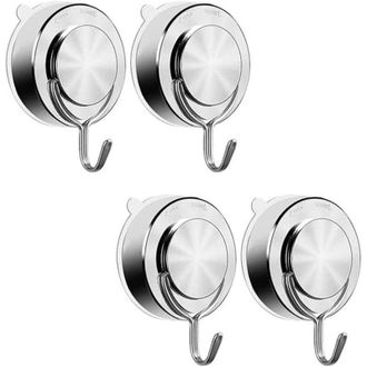 OEM Gancho De Ventosa De Acero Inoxidable S&uacute;per Resistente Para Toallas, No Requiere Taladro, Para Ba&ntilde;o Y Cocina - Crezuo