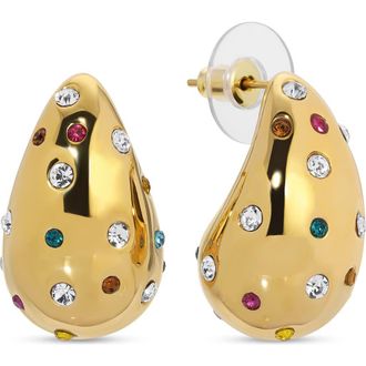 Eye Candy Los Angeles Cloud Cubic Zirconia Drop Earrings in Gold at Nordstrom Rack