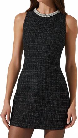 Astr Althea Mini Dress In Black