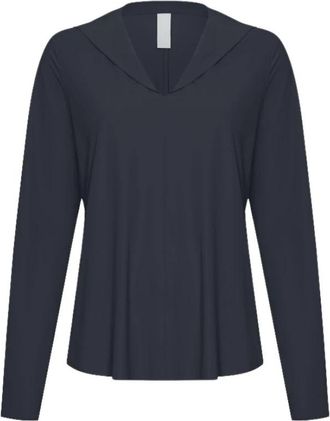 JapanTKY Tiyo Long Sleeve Top - Dames - Longsleeves - Blauw - XS - Tops