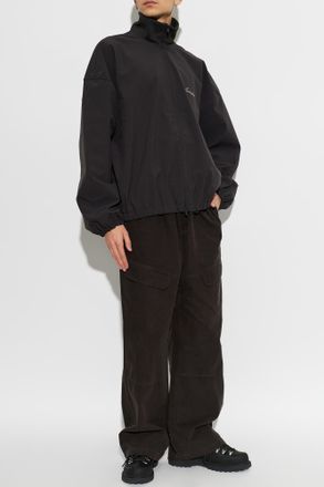 Fear of God Embroidered Logo Jacket, Mens, Black
