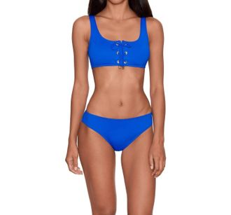 Ralph Lauren Beach Club Solid Hipster Bottoms In Royal Blue