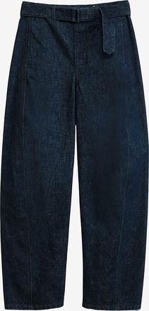 Christophe Lemaire Dunkle l&auml;ssige Jeans Twisted Belted