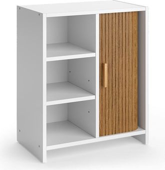 Vicco Armario Mediano Norea, Roble/blanco, 50 X 60 Cm, Vicco