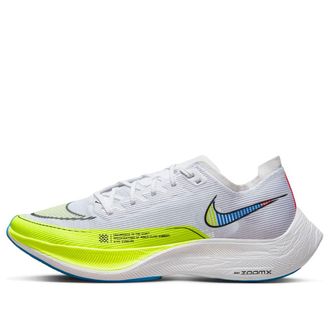 Nike ZoomX Vaporfly Next% 2 White Volt Racer Blue CU4111-103