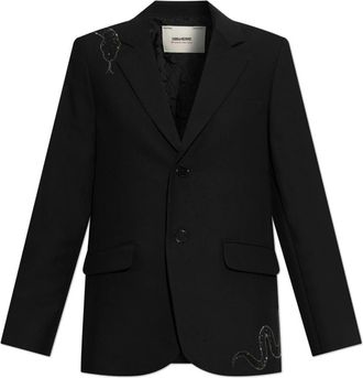 Zadig&Voltaire Vanille Blazer - Dames - Blazers - Zwart - S - Jassen