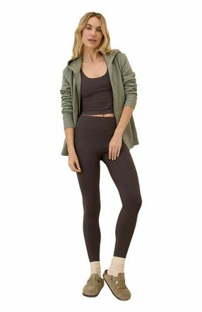Pact On the Go-To Pocket Legging Made With Organic Cotton in Chocolate Heather at Nordstrom, Size Medium