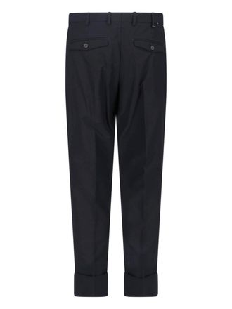 Pantaloni Torino Mens Trousers Black Cotton