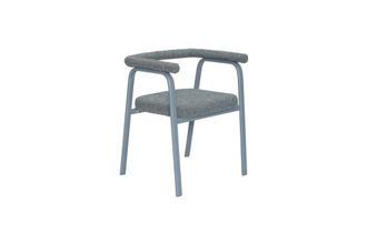 H&uuml;bsch Silla de metal azul