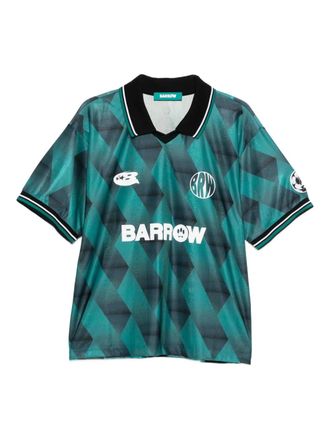 Barrow printed polo shirt - men - Fabric - L - Green