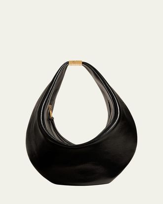 Khaite Olivia Small Leather Shoulder Bag