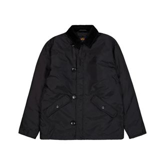 Alpha Industries Alpha Industries, Light Jackets, male, Black, Size: XL ECW 1978 Heritage Jacket