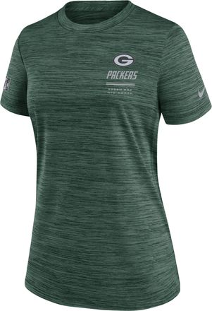 Nike Green Bay Packers Sideline Velocity Nike Womens Dri-FIT NFL T-Shirt in Green | 03EY3EE7T-7VD