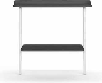 HERDASA Herdasa - Recibidor Modelo 787 Acabado Grafito/blanco, 87.5 Cm (alto) X 111 Cm (ancho) X 31 Cm (prof.)